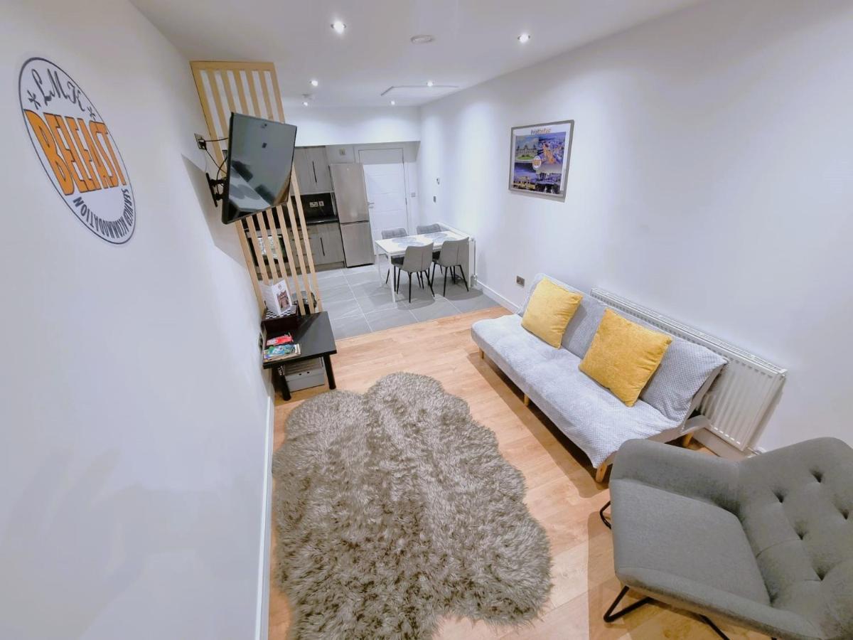 Lmk, Spacious 1 Bedroom Ground Floor Apartment, Ev Charger, Free Parking Wi-Fi, Great Location Belfast Kültér fotó